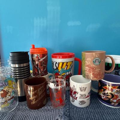 Collectors mugs,glassws