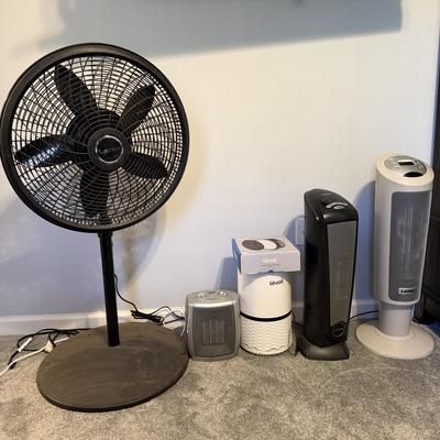 Levoit Hepa Air Purifier, Lasko Fan & Three Heaters (GB-MG)