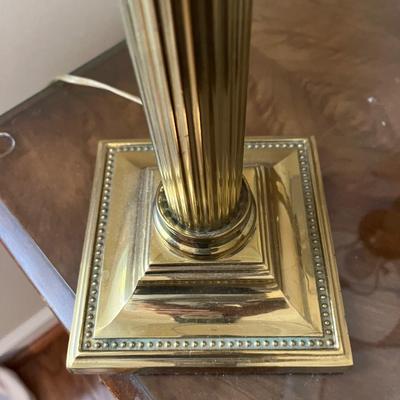 Two Brass Table Lamps (HB-BC)