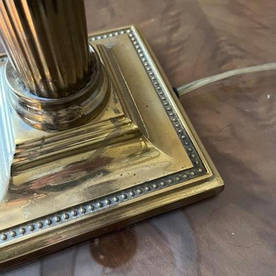 Two Brass Table Lamps (HB-BC)
