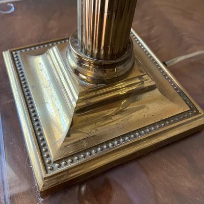 Two Brass Table Lamps (HB-BC)
