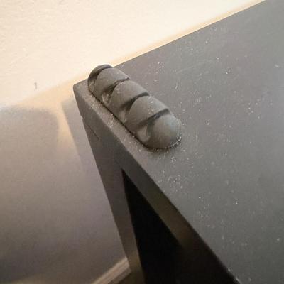 Wood Castle Night Stand & Full Size Bed Frame (GB-MG)