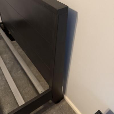 Wood Castle Night Stand & Full Size Bed Frame (GB-MG)