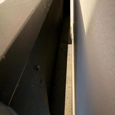 Wood Castle Night Stand & Full Size Bed Frame (GB-MG)