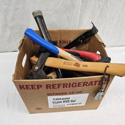 Assorted Hammers, Axes & Prybars (DG-JS)