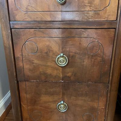 Two Wooden Side Tables (HB-BC)