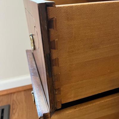 Two Wooden Side Tables (HB-BC)