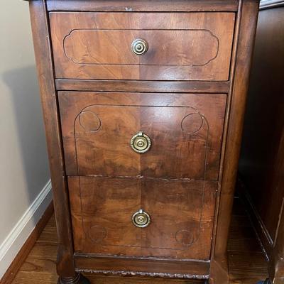 Two Wooden Side Tables (HB-BC)