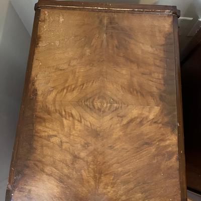 Two Wooden Side Tables (HB-BC)