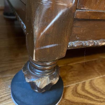 Two Wooden Side Tables (HB-BC)