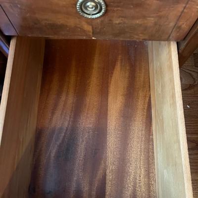 Two Wooden Side Tables (HB-BC)