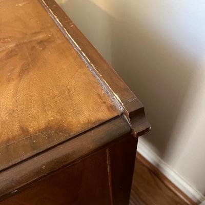 Two Wooden Side Tables (HB-BC)