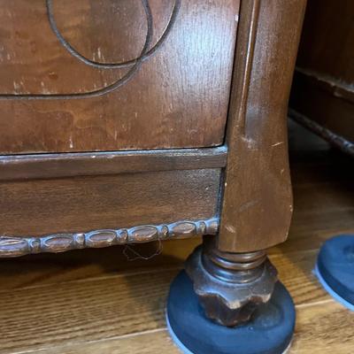 Two Wooden Side Tables (HB-BC)