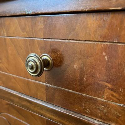 Two Wooden Side Tables (HB-BC)