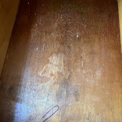 Two Wooden Side Tables (HB-BC)