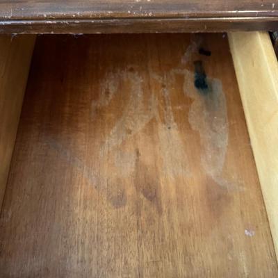 Two Wooden Side Tables (HB-BC)