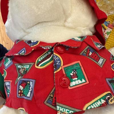 Around the world with Santa Bear