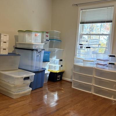 38 Sterilite, Rubbermaid Plastic Bins And More (HB-SF)