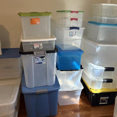 38 Sterilite, Rubbermaid Plastic Bins And More (HB-SF)