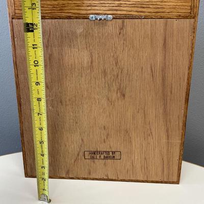 Wood miniature display case