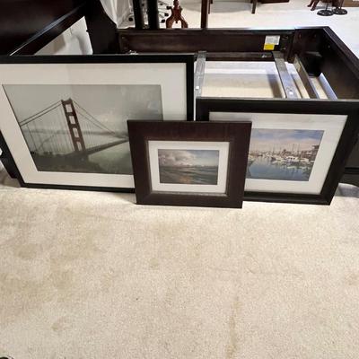 Trio of Framed Water Scene Photographs (BGB-RG)