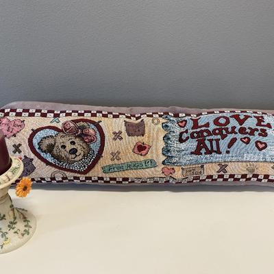 Boyd’s Bears decor and butterfly candle holder