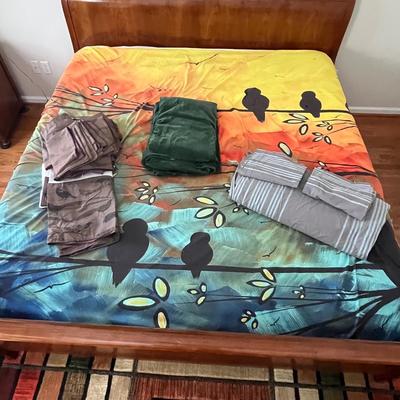 King Sized Perry Ellis and Pottery Barn Bedding and More (HB-BC)