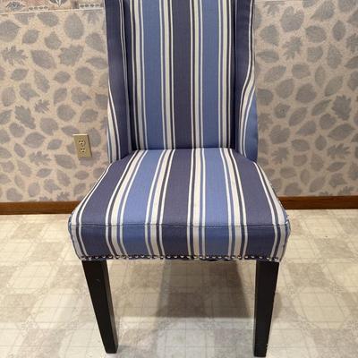 Stripped cushion chair