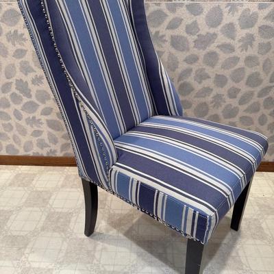 Stripped cushion chair
