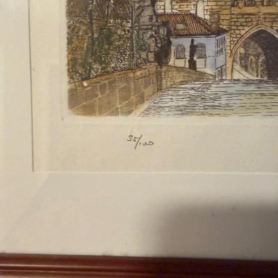 Charles Bridge Framed Engravings - Pencil Signed & Numbered (FC-MG)
