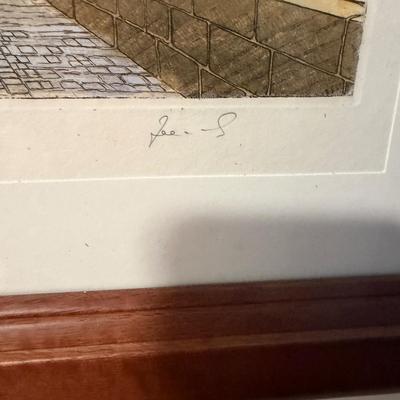 Charles Bridge Framed Engravings - Pencil Signed & Numbered (FC-MG)