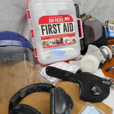 Collection of First Aid, Gloves & Safety Equipment (DG-JS)