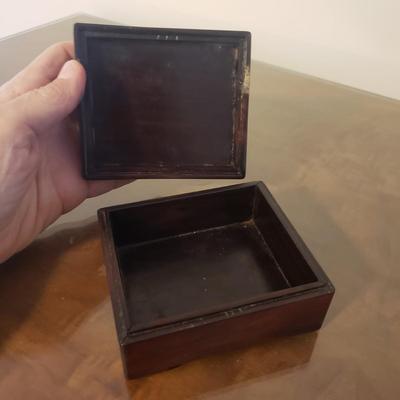 Five Gorgeous Wooden and Marble Boxes (HB-KD)