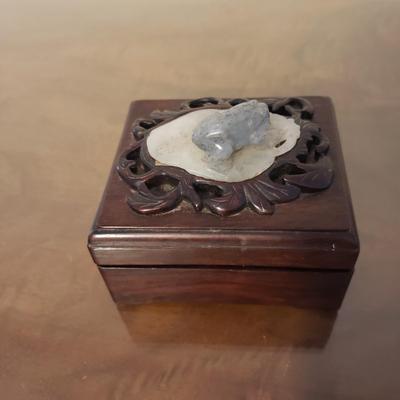 Five Gorgeous Wooden and Marble Boxes (HB-KD)