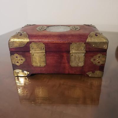 Five Gorgeous Wooden and Marble Boxes (HB-KD)
