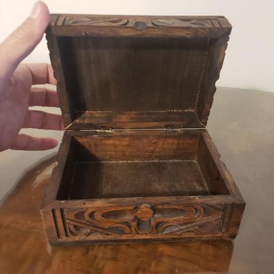 Five Gorgeous Wooden and Marble Boxes (HB-KD)