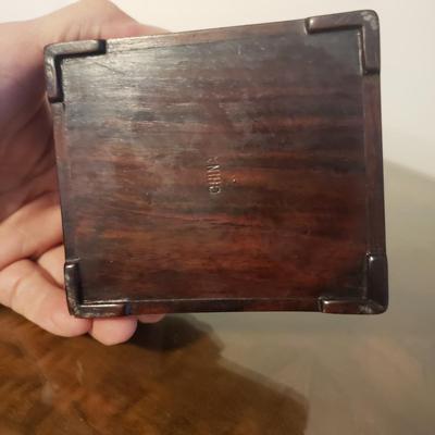 Five Gorgeous Wooden and Marble Boxes (HB-KD)