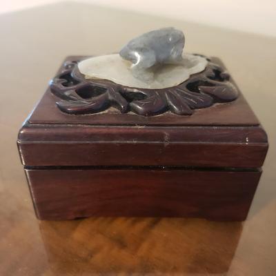 Five Gorgeous Wooden and Marble Boxes (HB-KD)
