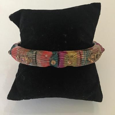 Really cool multicolored bangle bracelet