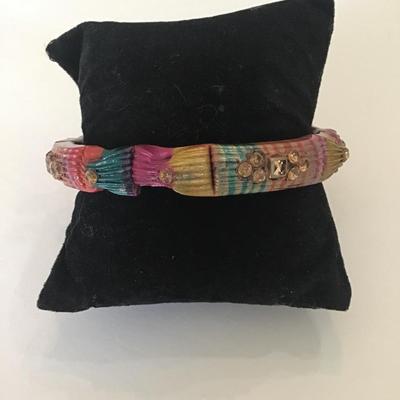Really cool multicolored bangle bracelet