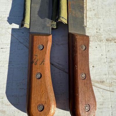 Sale Photo Thumbnail #50: O4-Large Knives with Canvas Sheaths