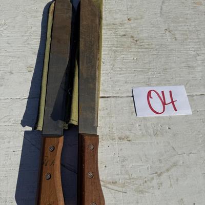 Sale Photo Thumbnail #49: O4-Large Knives with Canvas Sheaths