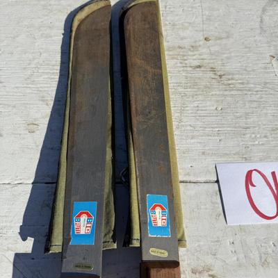 Sale Photo Thumbnail #48: O4-Large Knives with Canvas Sheaths