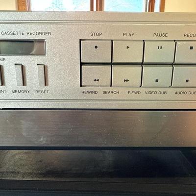 o’Sullivan Entertainment Center & RCA Video Cassette Recorder