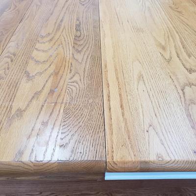 Wooden Table, Two Leaves and Two Chairs (D-KD)