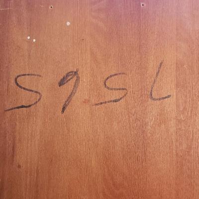 Wooden Table, Two Leaves and Two Chairs (D-KD)