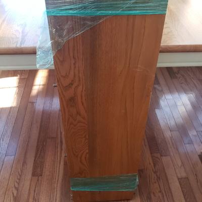 Wooden Table, Two Leaves and Two Chairs (D-KD)