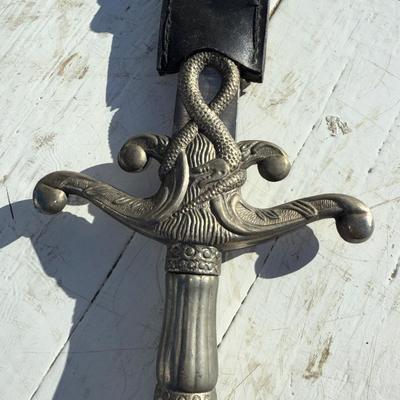 Sale Photo Thumbnail #101: O10-ornate sword with sheath