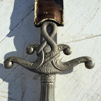 Sale Photo Thumbnail #96: O10-ornate sword with sheath