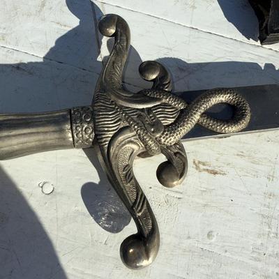 Sale Photo Thumbnail #104: O10-ornate sword with sheath